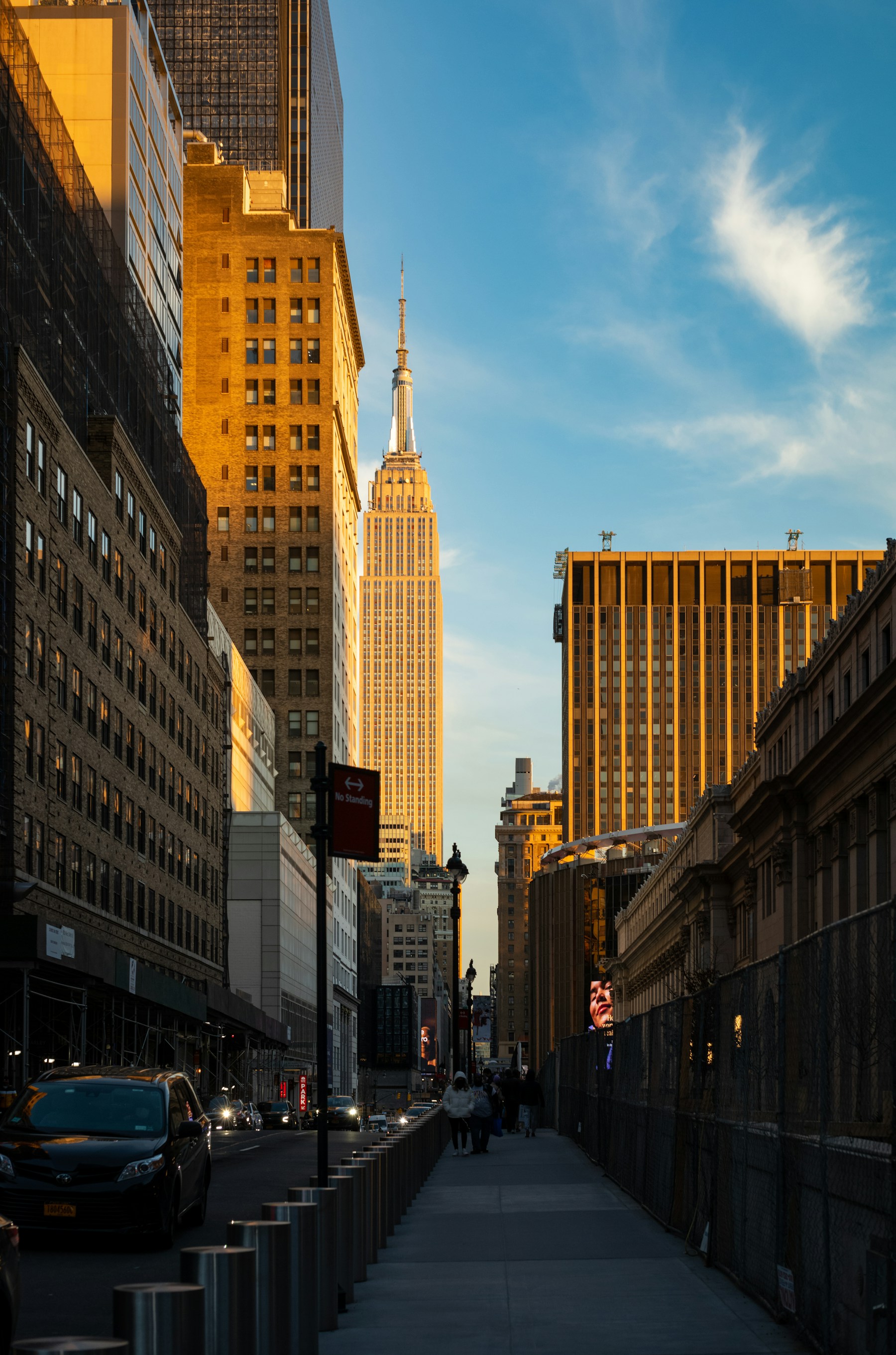 A New York City street and its architecture